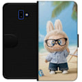 Miniatyrbild 1 av 3: Samsung Galaxy J6+ Plånboksfodral Labubu Dark Dreams – Mör