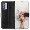 Miniatyrbild 1 av 3: Samsung Galaxy A52s 5G Plånboksfodral Mobilskal med färgglad blombukett i romantisk stil