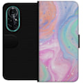 Miniatyrbillede 1 af 3: Huawei nova 8 Pro Tegnebogsetui Pastelmarmor