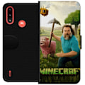 Miniatyrbillede 1 af 3: Motorola Moto E7 Power Tegnebogsetui A Minecraft Movie