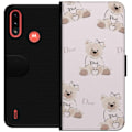 Miniatyrbillede 1 af 3: Motorola Moto E7 Power Tegnebogsetui Teddy Dior Vibes - luksur