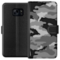 Pikkukuva 1 / 3: Samsung Galaxy S7 Lompakkokotelo Militääri B/W