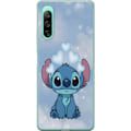 Pikkukuva 1 / 3: Sony Xperia 10 IV Läpinäkyvä kuori Stitch Hyppäävä Ilo - Hauska Suunnittelu Lahjalle