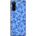 Kompatibelt Mobildeksel til Sony Xperia 5 Blå havskilpadder blå