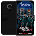 Pikkukuva 1 / 3: Xiaomi Redmi Note 9 Pro Lompakkokotelo Squid Game Kausi 3 TV-sarjan hahmot Suositut TV-sarja Motiivit Ikoni Jännitys Draama Aasialainen suunnittelu T