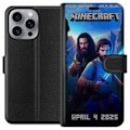 Miniatyrbild 1 av 3: Apple iPhone 16 Pro Max Plånboksfodral A Minecraft Movie