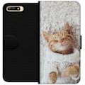 Pikkukuva 1 / 3: Huawei Y6 (2018) Lompakkokotelo Kitten Neule