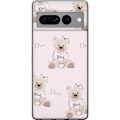 Pikkukuva 1 / 3: Google Pixel 7 Pro Läpinäkyvä kuori Teddy Dior Vibes - ylel