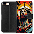 Pikkukuva 1 / 3: Apple iPhone 8 Plus Lompakkokotelo Jeesus ja Kortti - uskonnol