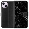Miniatyrbild 1 av 3: Apple iPhone 14 Plånboksfodral Svart marmor