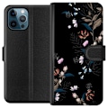Miniatyrbillede 1 af 3: Apple iPhone 12 Pro Tegnebogsetui Blomster