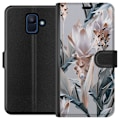 Miniatyrbilde 1 av 3: Samsung Galaxy A6 (2018) Lommeboketui blomstre