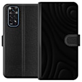 Miniatyrbillede 1 af 3: Xiaomi Redmi Note 11 Tegnebogsetui Sorte Bølger