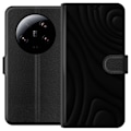 Miniatyrbild 1 av 3: Xiaomi 13 Ultra Plånboksfodral Black Waves