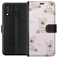 Miniatyrbillede 1 af 3: Samsung Galaxy A40 Tegnebogsetui Teddy Dior Vibes - luksuriøs bamse i modetil