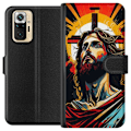 Miniatyrbilde 1 av 3: Xiaomi Redmi Note 10 Pro Lommeboketui Jesus & Kort - religiøs