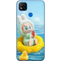 Miniatyrbild 1 av 3: Xiaomi Redmi 9C NFC Genomskinligt Skal Labubu Macaron Series