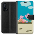 Miniatyrbillede 1 af 3: OnePlus Nord CE 5G Tegnebogsetui Greta Gris Familie Georg Mudd