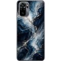 Kompatibelt Mobildeksel til Xiaomi Redmi Note 10 Nattmarmor blå