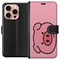 Pikkukuva 1 / 3: Apple iPhone 16 Pro Lompakkokotelo Kawaii Piggy