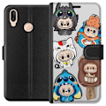 Miniatyrbillede 1 af 3: Huawei P20 lite Tegnebogsetui Labubu figur samling - Pop Mart