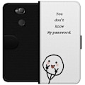 Miniatyrbild 1 av 3: Sony Xperia XA2 Plånboksfodral You Don’t Know My Password – edgy textmotiv med attityd