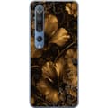 Kompatibelt Mobilskal till Xiaomi Mi 10 Pro 5G Guldfärgade blommor guld