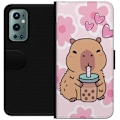 Pikkukuva 1 / 3: OnePlus 9 Pro Lompakkokotelo Kawaii Capybara Sydän Anime-tyyl