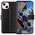 Miniatyrbilde 1 av 3: Apple iPhone 13 mini Lommeboketui Stitch mobildeksel med palmer i søtt vennskapsdesign.
