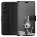 Pikkukuva 1 / 3: Sony Xperia 1 V Lompakkokotelo Pop Mart MEGA LABUBU LABUBU Sketch 1000%