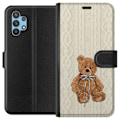 Miniatyrbillede 1 af 3: Samsung Galaxy A32 5G Tegnebogsetui Lille Teddy – klassisk teddy i enkel design