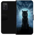 Kompatibelt Lommeboketui til Samsung Galaxy A03s Ulv