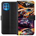 Pikkukuva 1 / 3: Motorola Edge S Lompakkokotelo Ralli kuume - vauhdikas teema r
