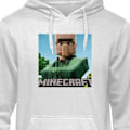 Miniatyrbillede 1 af 3: Hoodie til Voksen | Behagelig Hættetrøje A Minecraft Movie grå XXL