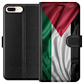 Miniatyrbillede 1 af 3: Apple iPhone 7 Plus Tegnebogsetui Palestinaflaget – ikonisk frihedssymbol i rød, sort, hvid og grøn