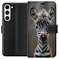 Miniatyrbillede 1 af 3: Samsung Galaxy S23+ Tegnebogsetui Giraf Dyretema Afrika Natur Grafisk Motiv Savanne Vilde Dyr Populær Vægkunst Eksotisk Tema