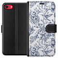 Miniatyrbillede 1 af 3: Apple iPhone 8 Tegnebogsetui Blomster & Fugle - Romantisk Vint