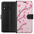 Miniatyrbillede 1 af 3: Samsung Galaxy A40 Tegnebogsetui Blomster
