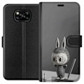 Miniatyrbild 1 av 3: Xiaomi Poco X3 NFC Plånboksfodral Pop Mart MEGA LABUBU LABUBU