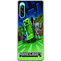 Pikkukuva 1 / 3: Sony Xperia 10 IV Läpinäkyvä kuori Minecraft Creeper mobilskal i klassisk grön pixelstil