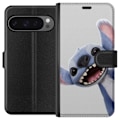 Miniatyrbillede 1 af 3: Google Pixel 9 Pro XL Tegnebogsetui Stitch i fart - Kawaii-design til fans & børn