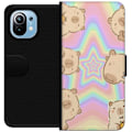 Miniatyrbilde 1 av 3: Xiaomi Mi 11 Lommeboketui Kawaii Capybara Galaxy Søt Anime Dy