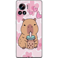 Miniatyrbillede 1 af 3: Motorola Edge 30 Ultra Gennemsigtig cover Kawaii Capybara Hjer