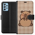 Miniatyrbillede 1 af 3: Samsung Galaxy A72 5G Tegnebogsetui Mobilskal kawaii capybara flera figurer japansk stil