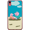 Miniatyrbild 1 av 2: Apple iPhone XR Genomskinligt Skal Greta Gris Familjen George