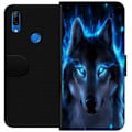 Miniatyrbillede 1 af 3: Huawei P Smart Z Tegnebogsetui ulv