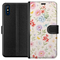 Miniatyrbillede 1 af 3: Xiaomi Redmi 9A Tegnebogsetui Blomster