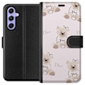 Miniatyrbillede 1 af 3: Samsung Galaxy A54 Tegnebogsetui Teddy Dior Vibes - luksuriøs bamse i modetil