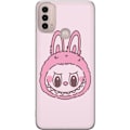 Miniatyrbillede 1 af 3: Motorola Moto E40 Gennemsigtig cover Labubu Dyrekreds Bunny Ud