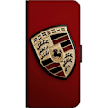 Miniatyrbillede 3 af 3: Huawei P smart 2019 Tegnebogsetui Mobil etui med stilfuld Porce-logo i sort og hvid